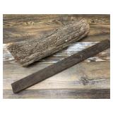 Lot of 2 ironwood or ebony board 24" x 2" x 1" and
