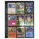 Nine Modern Collectable Pokemon cards. Including L