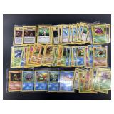 Large lot of 1999 Vintage Fossil Pokemon cards. Al
