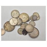 Large lot of British and Crown territory silver co