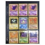 Nine 1999 Vintage Pokemon non holo Rares. Includin