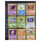 Nine 1999 Vintage Pokemon non holo Rares. Includin