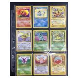 Nine 1999 Vintage Pokemon non holo Rares. Includin