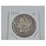 1899 O Morgan silver dollar