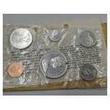 1966 Canadian proof set with silver dollar, small