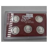 2008 US Silver State quarter proof set