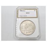 1883 Carson City Morgan silver dollar MS63 by NGC