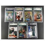 Lot of Assorted NFL cards. Including 2 Becketts, D