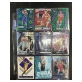 Nine Modern NBA Collectos cards. Including Dirk No