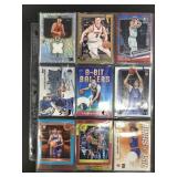 Nine Modern NBA Collectos cards. Including Yang Ha