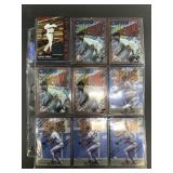 Lot of nine baseball cards. Many are Derek Jeter,