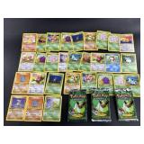 Lot of 1999 1st edition Vintage Jungle Pokemon car