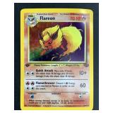 1999 Vintage Pokemon Jungle Flareon 1st Edition 3/