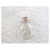 Fabulous antique hand molded threaded bottle conta