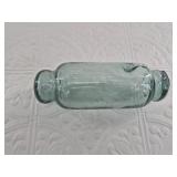 4.5" Japanese glass rolling pin style float with a