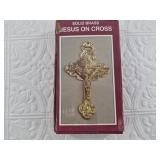 Brass Crucifix new in box