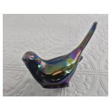 Iridescent Fenton Happiness Bird figurine
