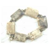 Stabilized ancient walrus ivory link bracelet