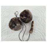 Native Alaskan yo yo made from sealskin in very go