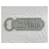 Cast iron bottle opener