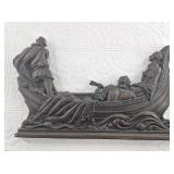 Scene in Action Corp, 1931 motion lamp; bronze por