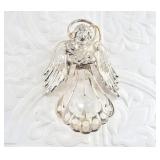 24kt Gold-plated and Austrian crystal Nativity ang