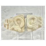 Ivory and baleen stretch bracelet, was previously