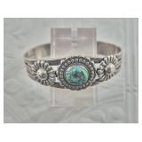 Lovely antique Navajo and Turquoise youth bracelet