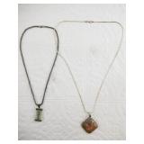 2 Sterling silver necklaces