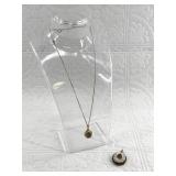 Pair of vintage 10kt gold plate lockets with mothe