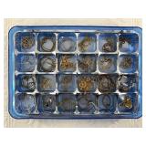 Several dozen chains, necklaces and bracelets