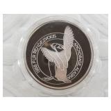 1988 A Silver Fur Rondy medallion 1 troy oz. .999