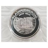 1991 A State of Alaska coin 1 troy oz. .999 featur