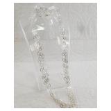 1 Very long sterling silver chain, total weight is