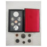 1987 Canadian proof set with corresponding unc. Co