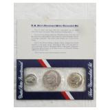 1976 Bicentennial silver unc. Coin set with variet