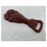 Cast iron lobster bottle opener