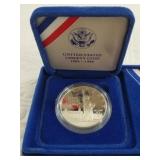 1986 S Ellis Island proof silver dollar in Mint ca