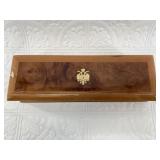 Russian birch Faberge pen box without pen in excel