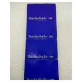 4 Assorted US Proof sets:  1968 x4