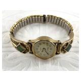Alaskan Gold Nugget ladies wrist watch, 22kt nugge