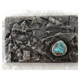 Turquoise belt buckle