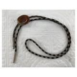 Agate Cowboy hat bolo tie