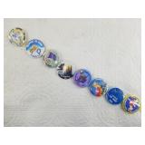 Assorted Fur Rondy booster buttons