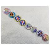 Assorted Fur Rondy booster buttons