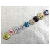 Assorted Fur Rondy pins