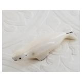 Ivory carving of a seal 2.25'
