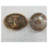 Assorted Iditarod jewelry: Ltd edition buckles, pe