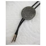 2005 Fur Rondy pewter bolo tie