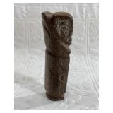 Ancient piece of antler carved into a talisman 4.5